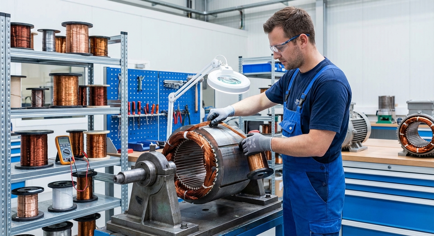 لف محركات كهربائية: إعادة الحياة لمحركك