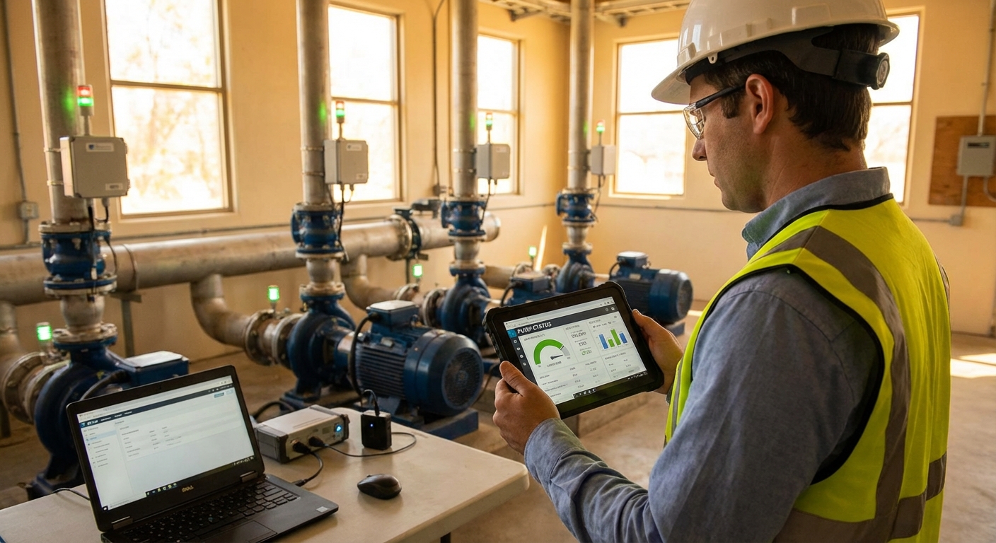 المراقبة عن بعد للمضخات - IoT