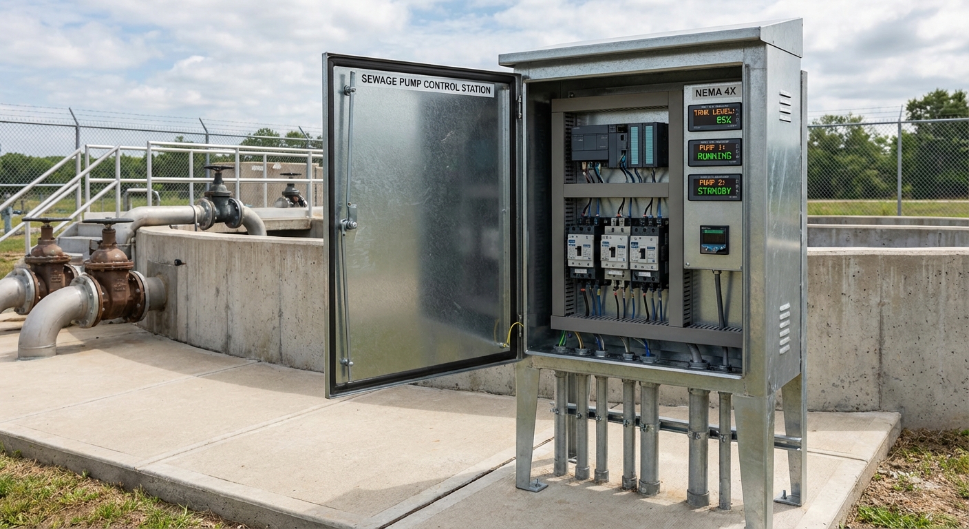 لوحات تحكم مضخات الصرف الصحي