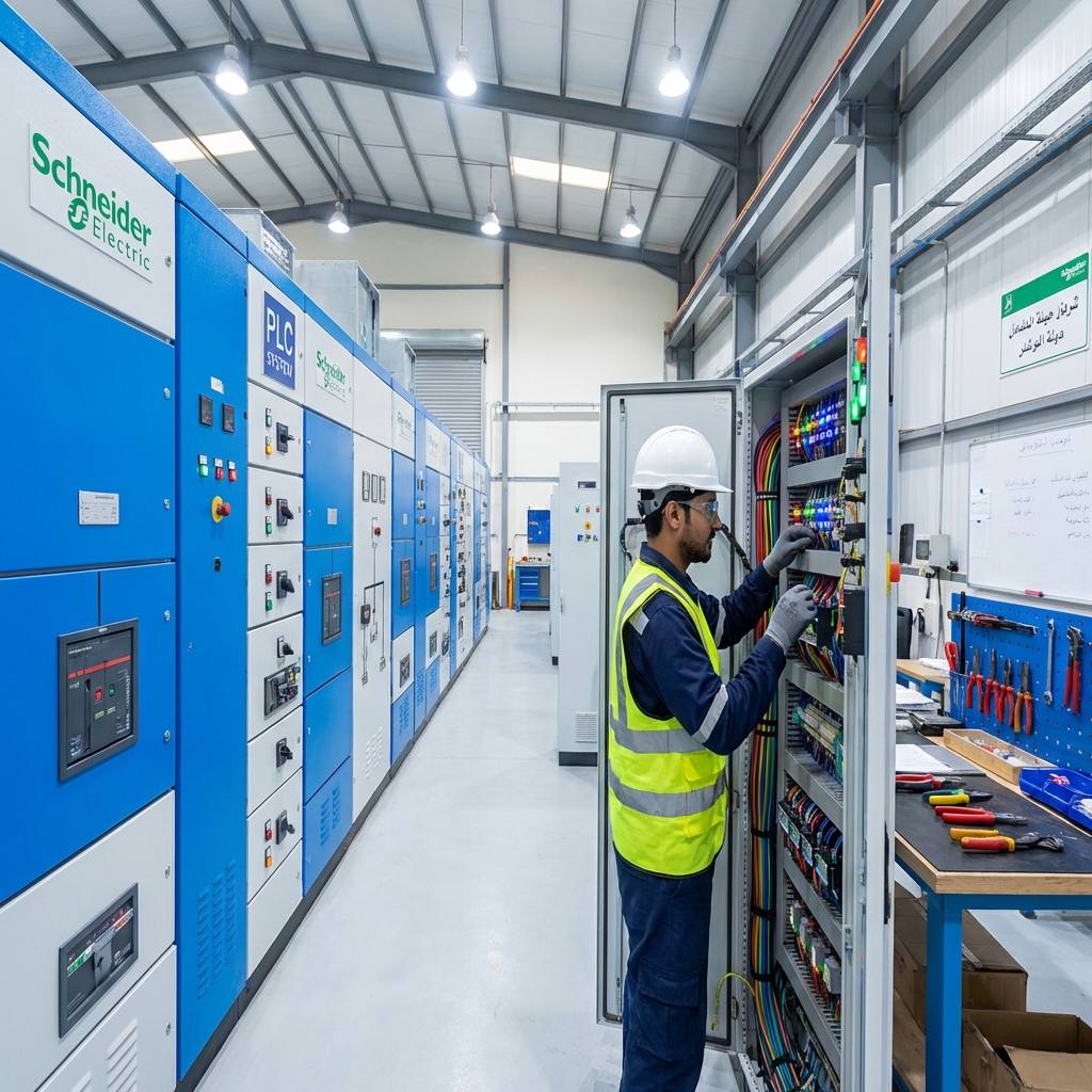 تجميع وتركيب لوحات التحكم الكهربائية في الرياض 2026