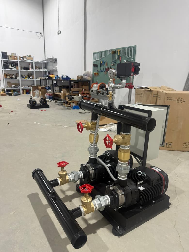 وحدة ضخ معززة جاهزة